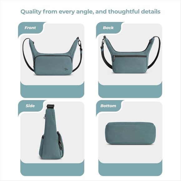 Lightweight Anti-Theft Crossbody Bag: Ideal for Hands-Free Travel Adventures - Picture 6 of 11